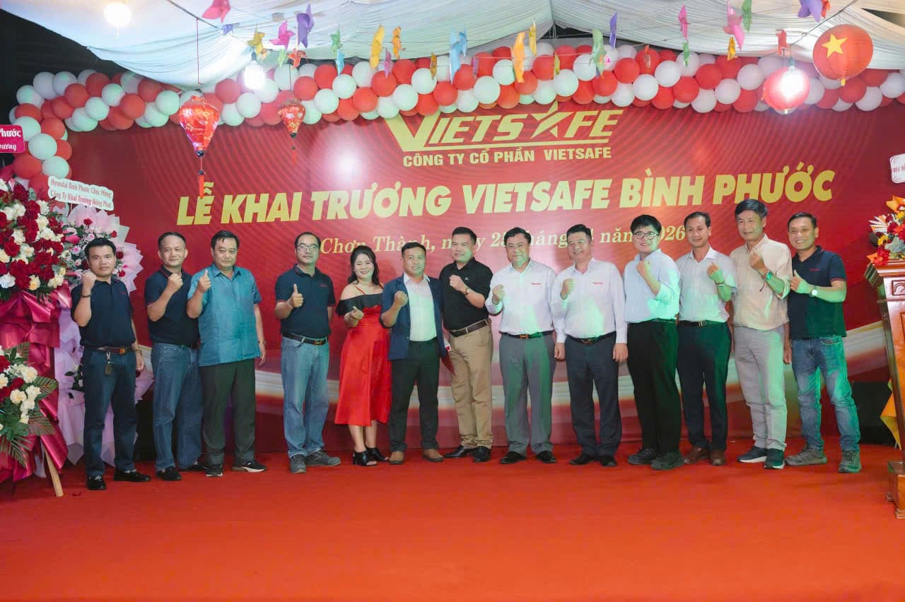 Lễ khai trương VietSafe Chi nhánh Bình Phước tại Phường Chơn Thành 2026