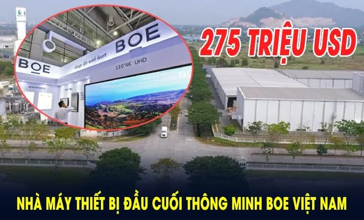 Dự án PCCC BOE Việt Nam - Nhà máy thiết bị đầu cuối thông minh tại KCN Phú Mỹ 3, Bà Rịa – Vũng Tàu